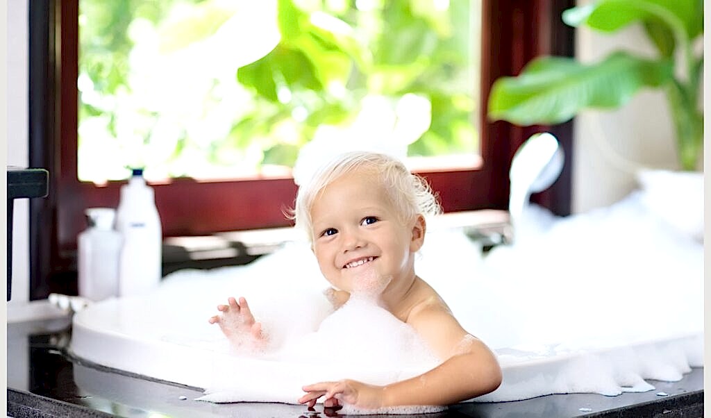Child in Bath Tub